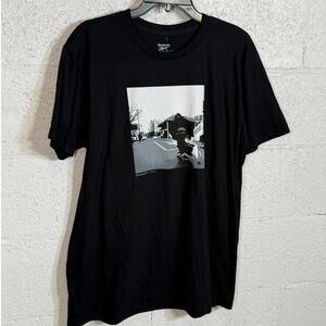 Reebok skater Graphic Cotton Short Sleeve T-shirt, black  large